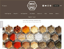 Tablet Screenshot of gneissspice.com
